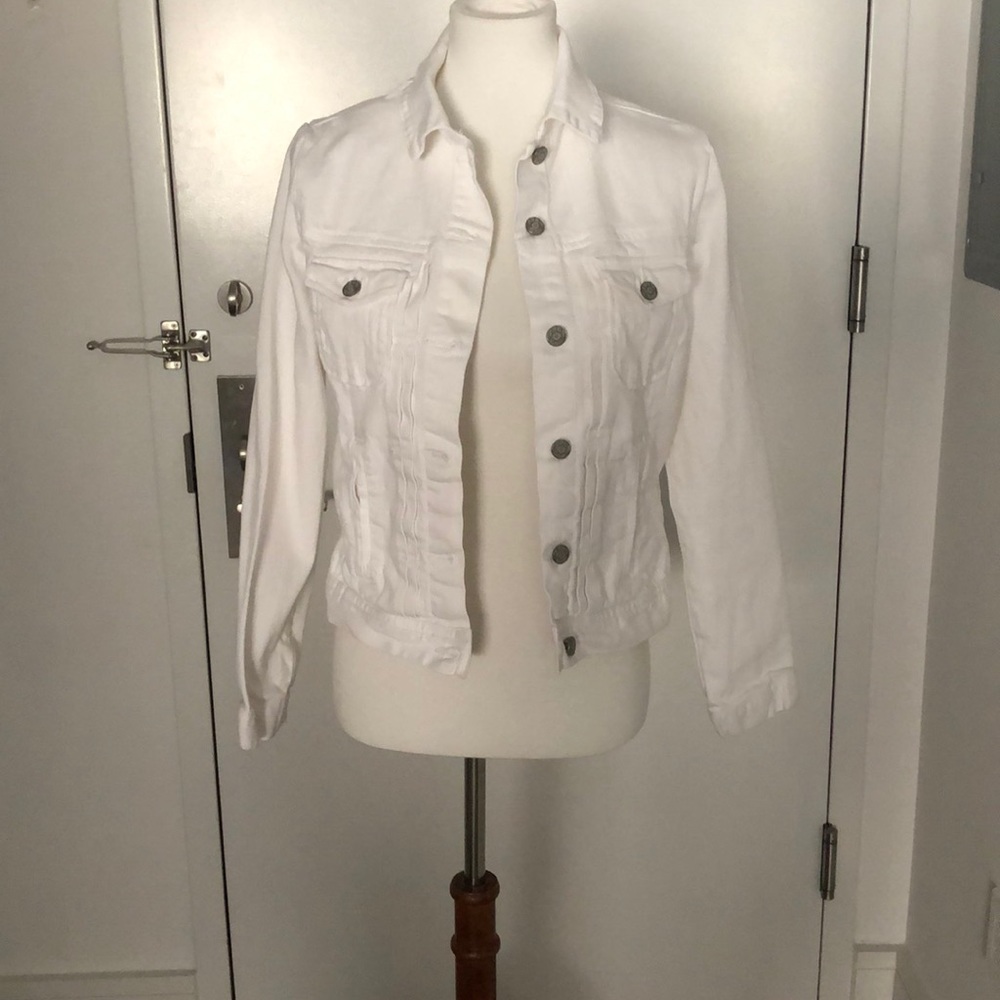 White Gap Denim Jacket